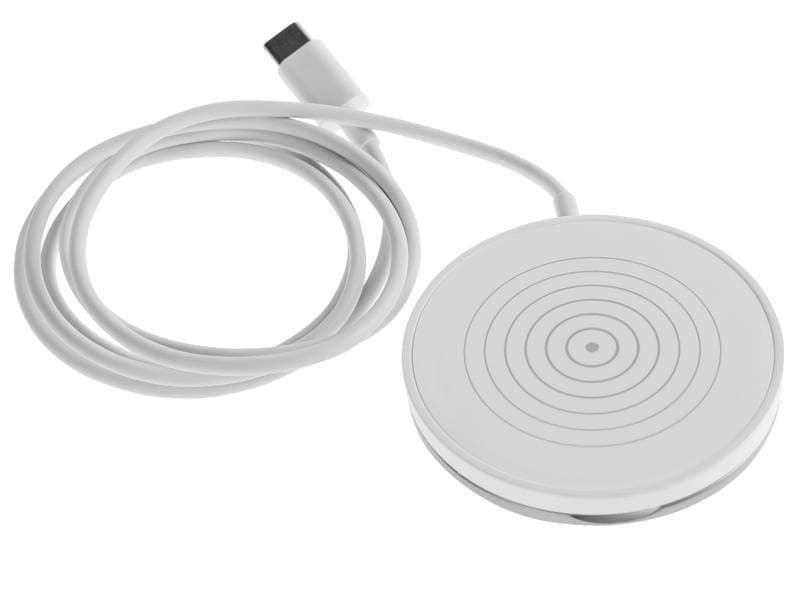 onit Magnetic Charger 15 W, Weiss Ladepad und Ständer für schnelles kabelloses Laden Qi-fähiger Smartphones