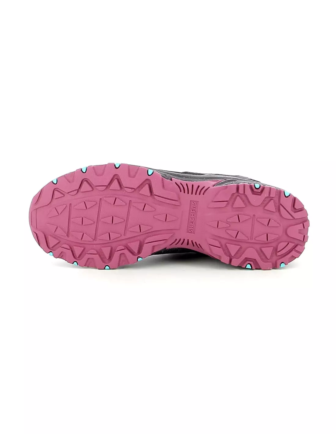 SKECHERS HILLCREST VAST ADVENTURE - Baskets BlackLeatherMeshPurple