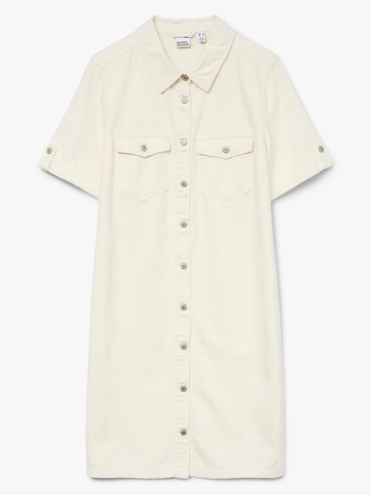Jennie Short Sleeve Short Denim Dress
