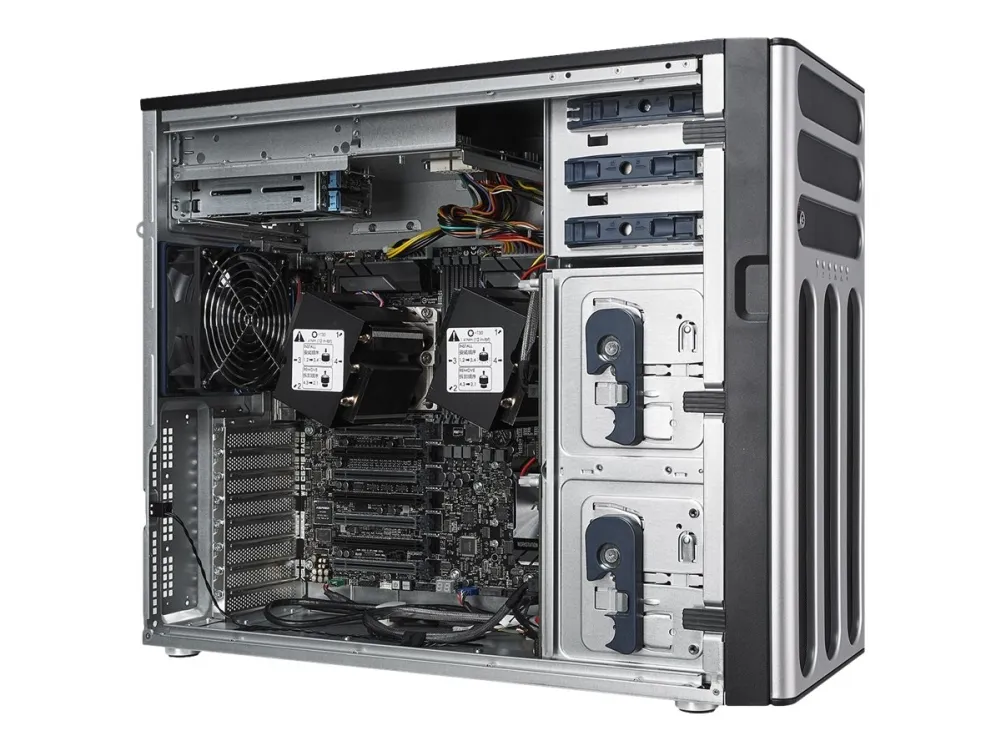 ASUS TS700-E9-RS8 - Server - tower 5U - 2-vejs - uden CPU - RAM 0 GB - SATA - hot-swap 3.5