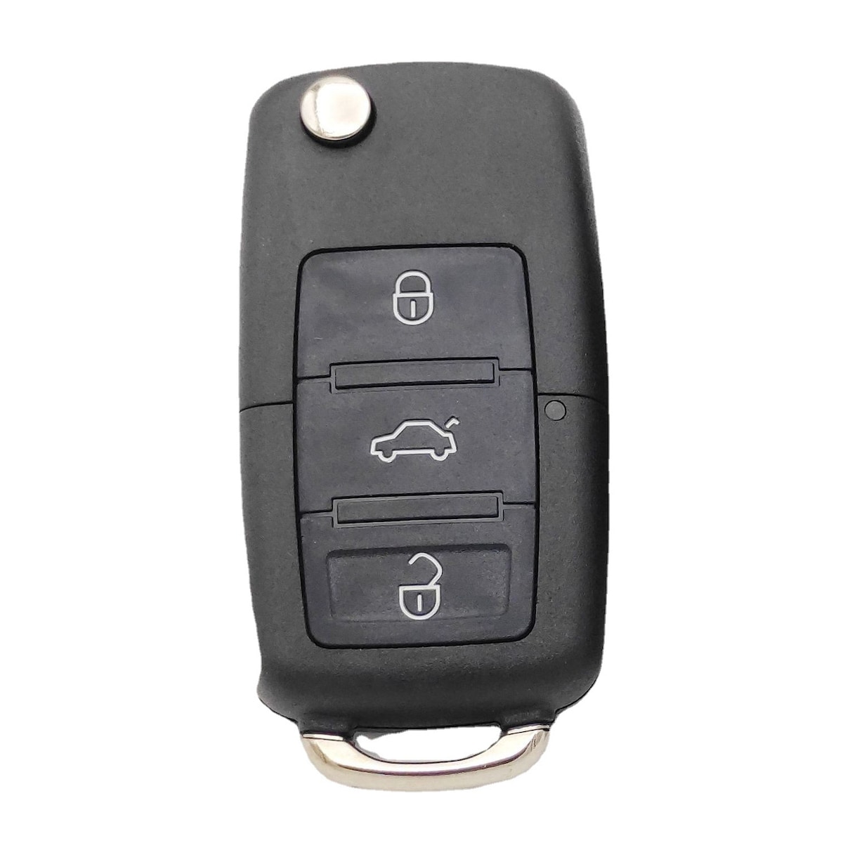 Key Fob Shell med 3 knapper kompatibel med Lavida Black