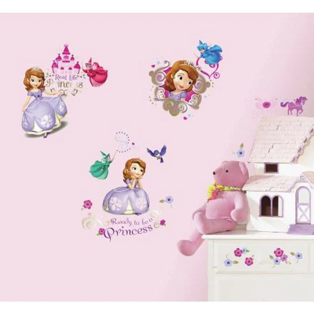 Thedecofactory Stickers Géants Princesse Sofia Disney
