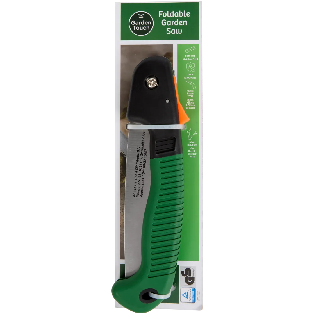 Garden Touch opvouwbare tuinzaag 18 cm