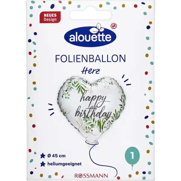 Folienballon Herz