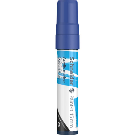 Schneider Paint-It 330 15 mm Acrylmarker - blau - 15 mm