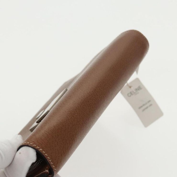 Celine Vintage Celine Clutch Brown