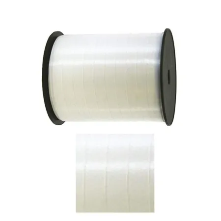 Folat Geschenkband mattweiß, 10mm x 250m