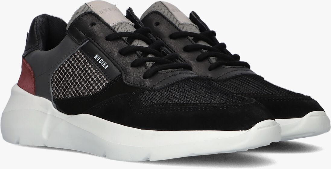 NUBIKK zwarte nubikk lage sneakers roque road wave 1
