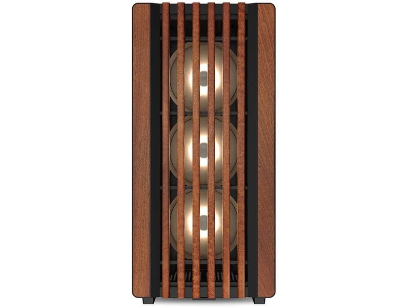 Sharkoon PC-Gehäuse Rebel C70M RGB Mid-Tower mit vier vorinstallierten 120-mm-PWM-Lüftern und adressierbarer RGB-Beleuchtung