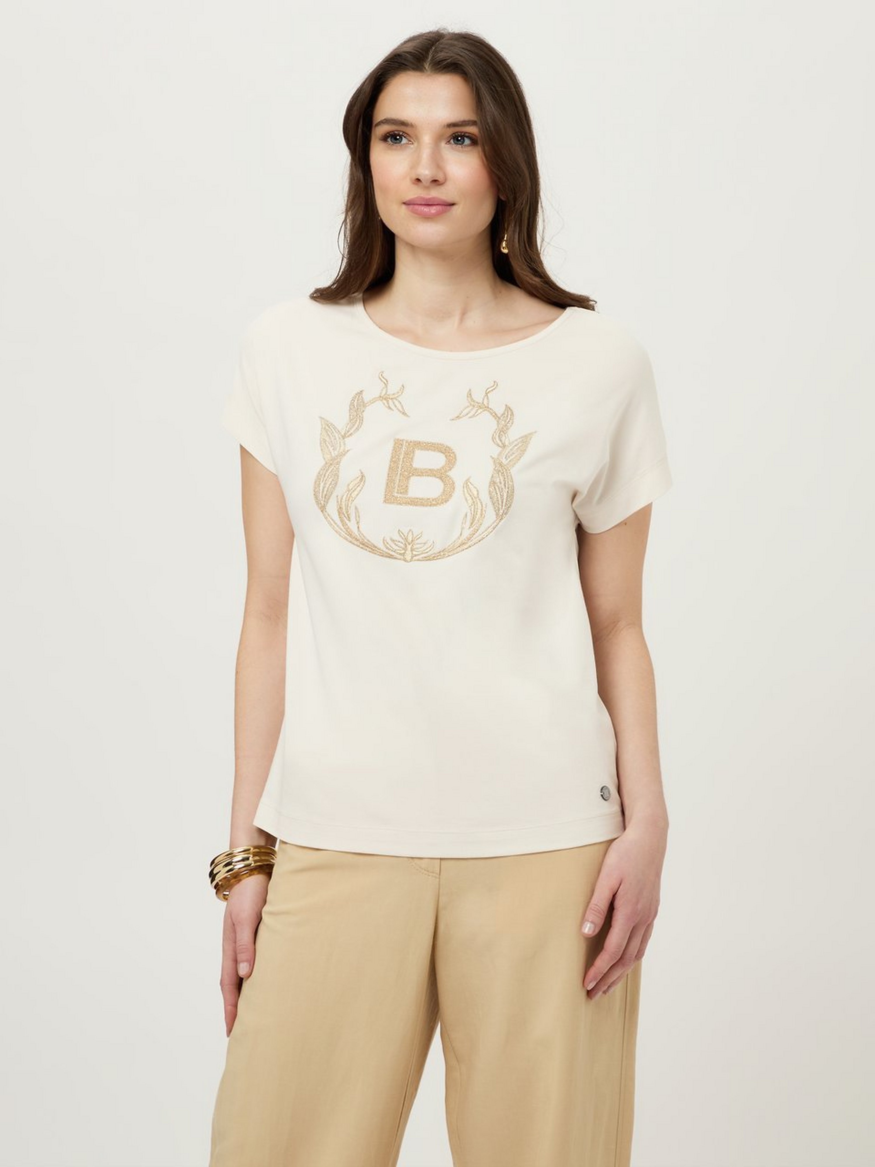 Rundhals-Shirt