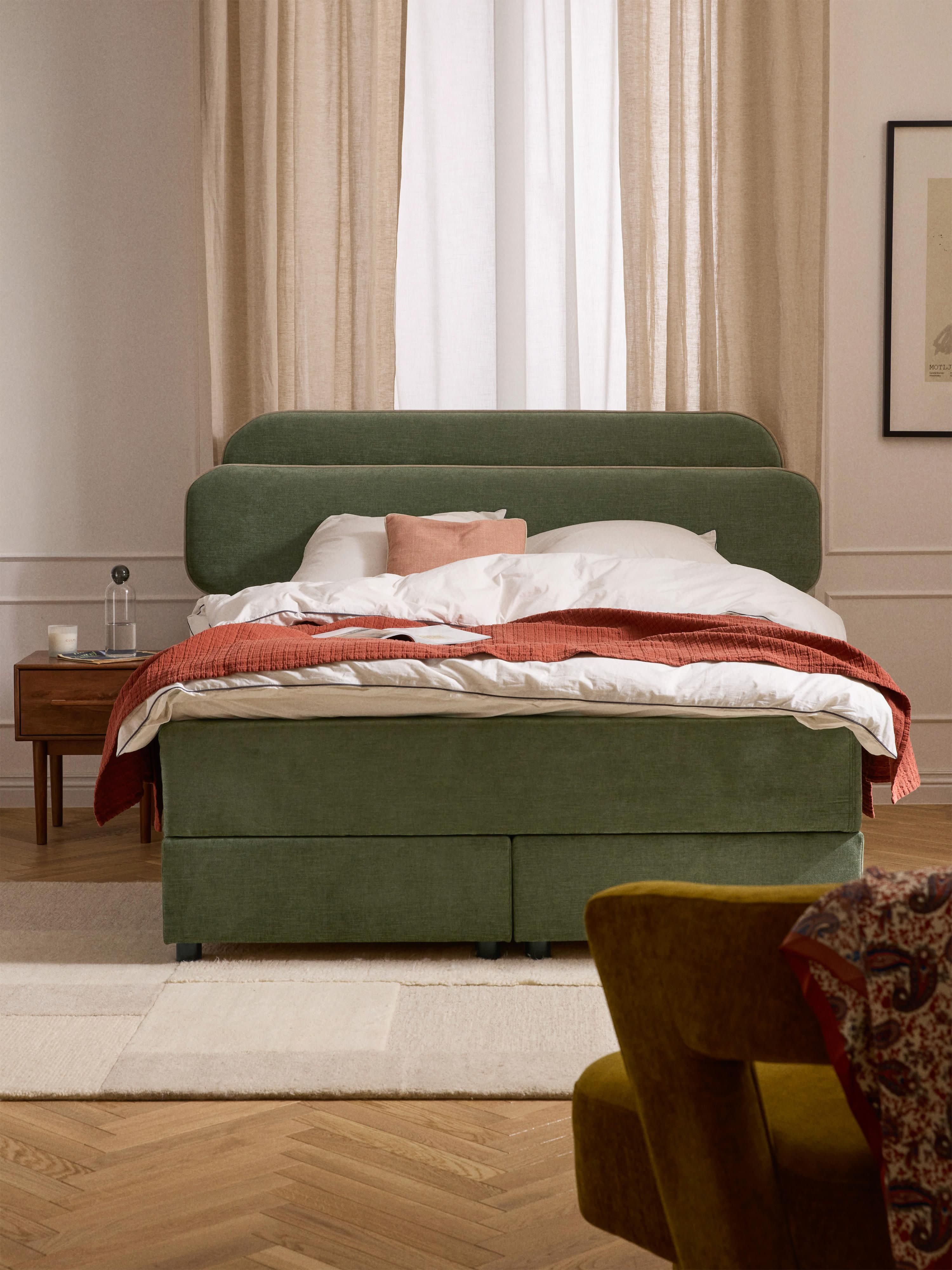 Boxspringbed Enrica met opbergruimte