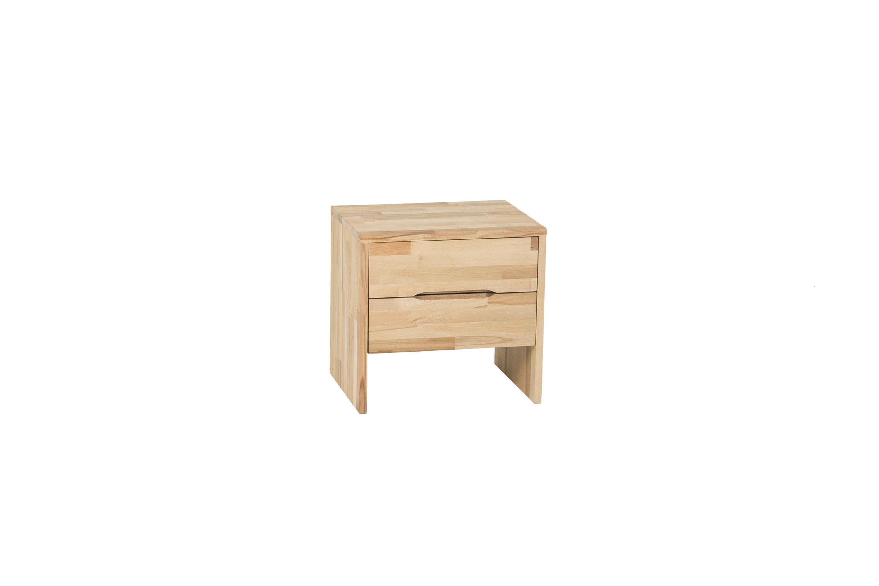 Nachttisch Classic 48 x 46 cm Kernbuche geölt