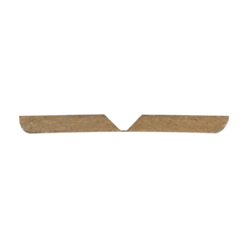 Agnes vouwhoek MDF wit linnen 24x24 mm 260 cm