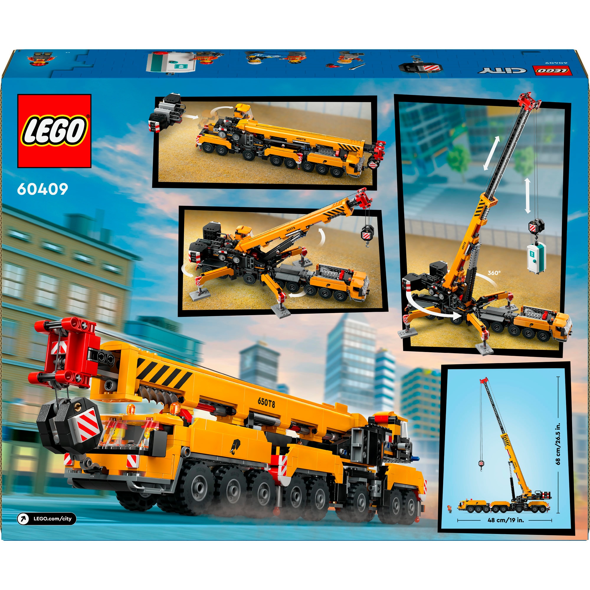 LEGO Konstruktionsspielzeug City Mobiler Baukran