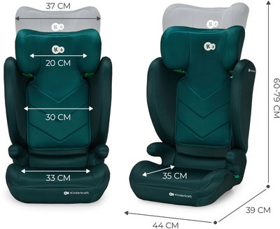 Kinderkraft I-SPARK i-Size Beltestol, Green