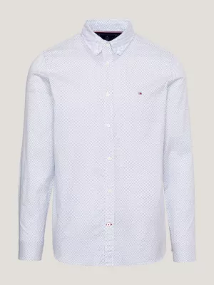 Camisa Slim Fit com Microestampa