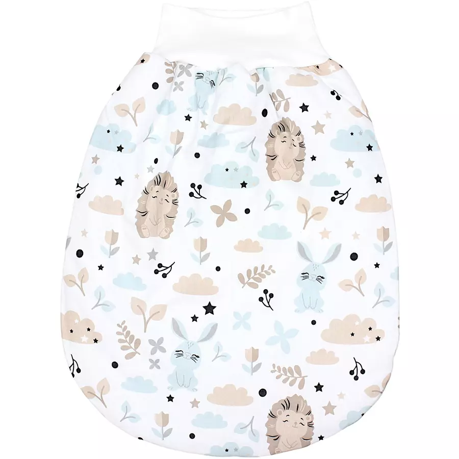 TupTam Baby Strampelsack mit Bund für Mädchen  und Jungen braunblau
