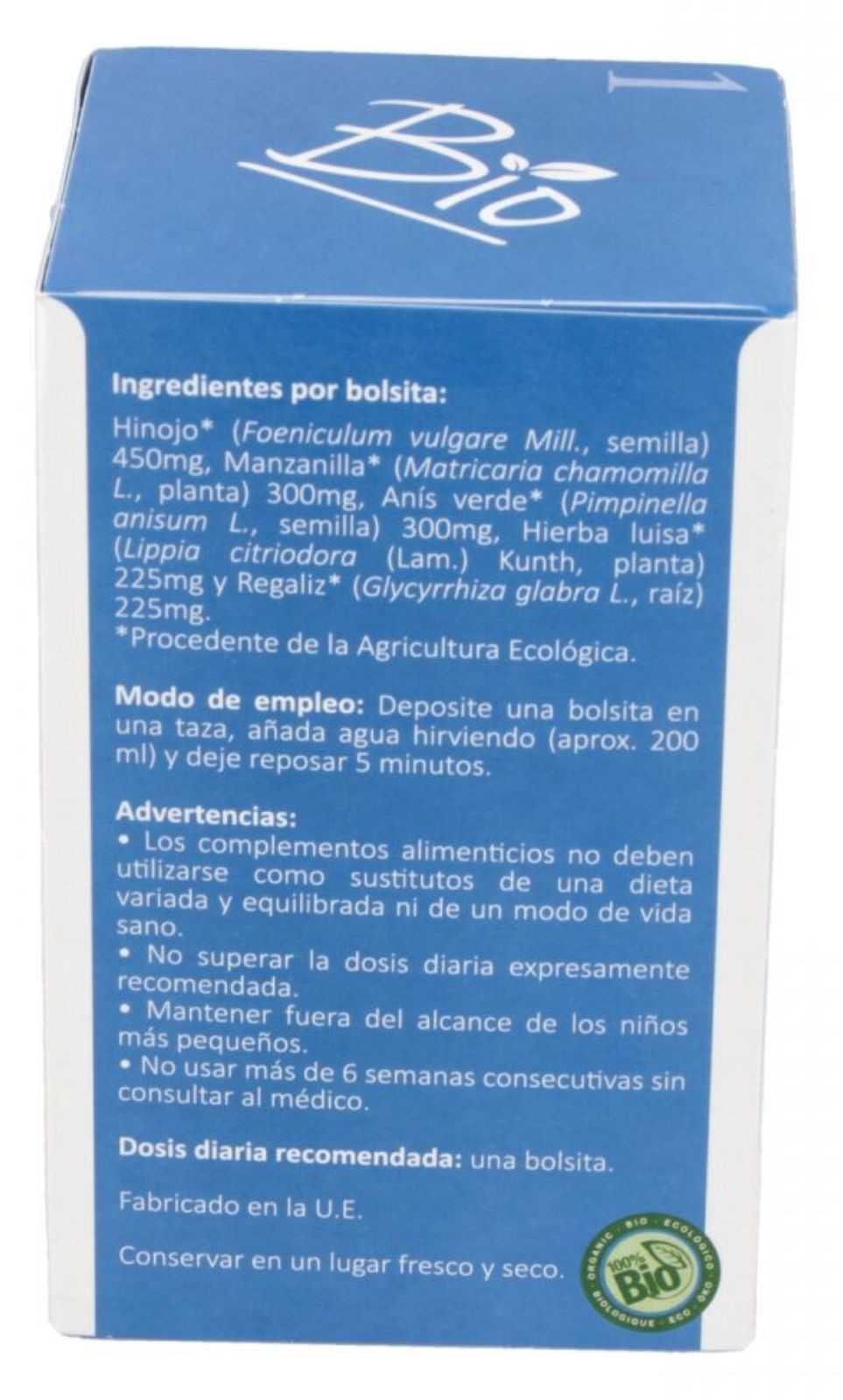 Chá Digestivo Bio Artemis-T - 20 sachês