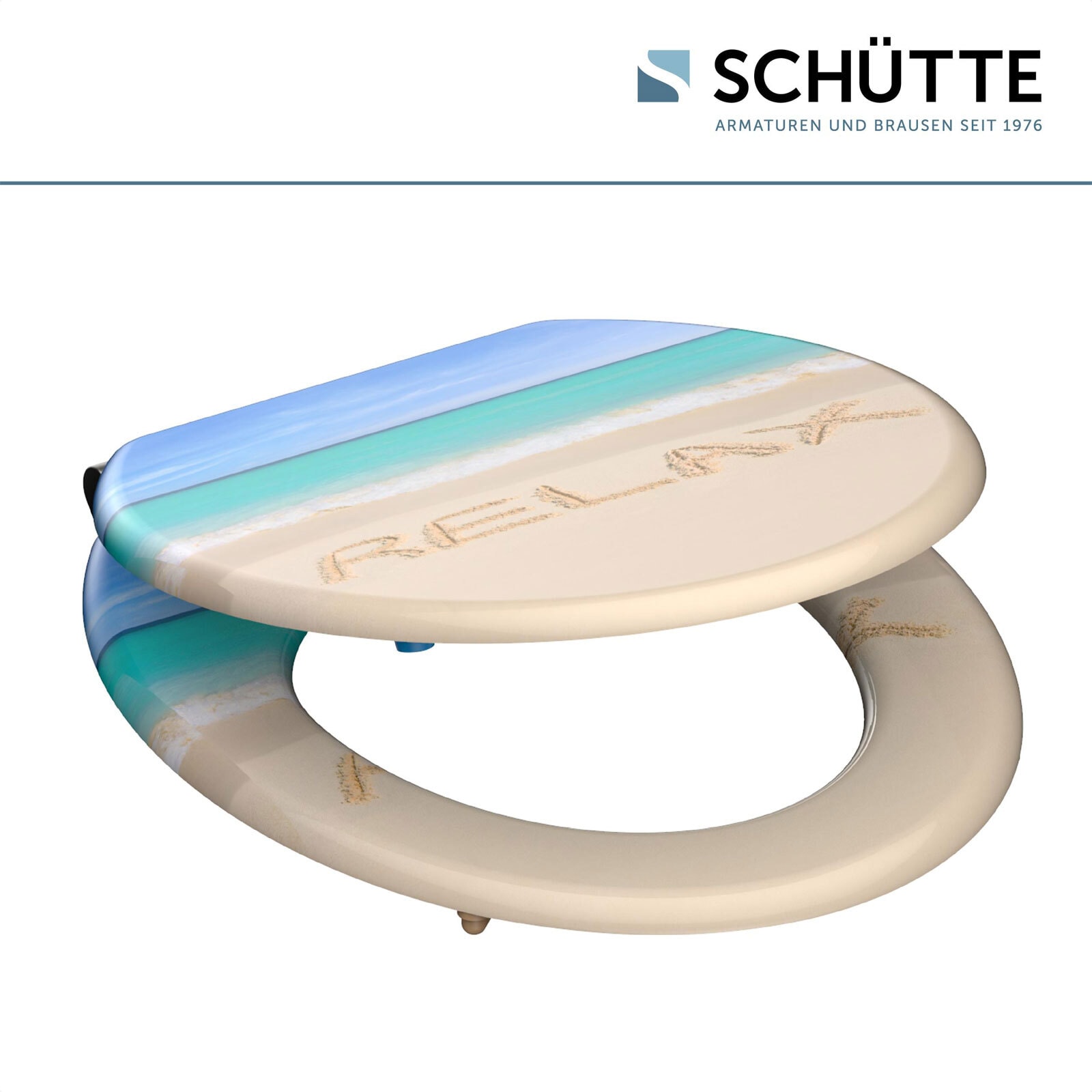 SCHÜTTE MDF WC-Sitz mit Holzkern Relax, Absenkautomatik