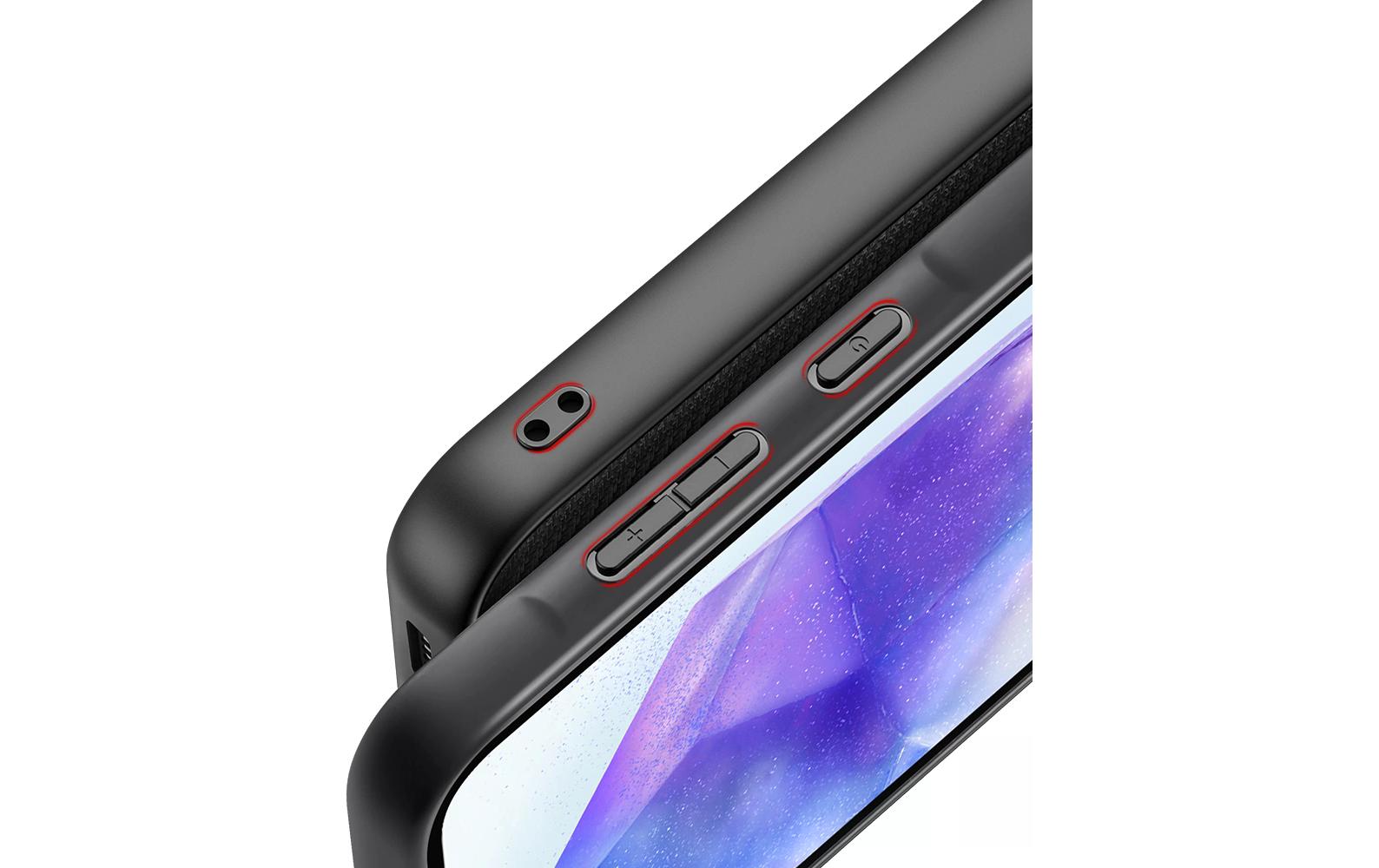 Back Cover StyleShell Nylo Galaxy A55 5G SchwarzSchutzhülle aus TPU für das Samsung Galaxy A55 5G