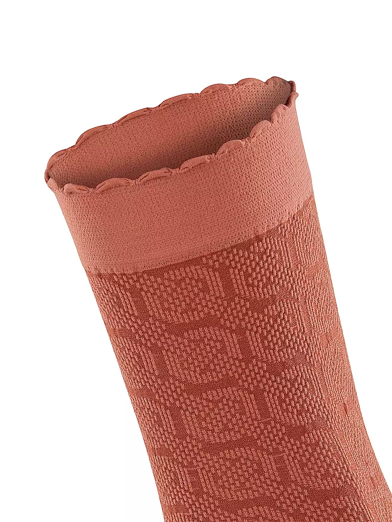 FALKE Socken HOARDING HONEY terra orange