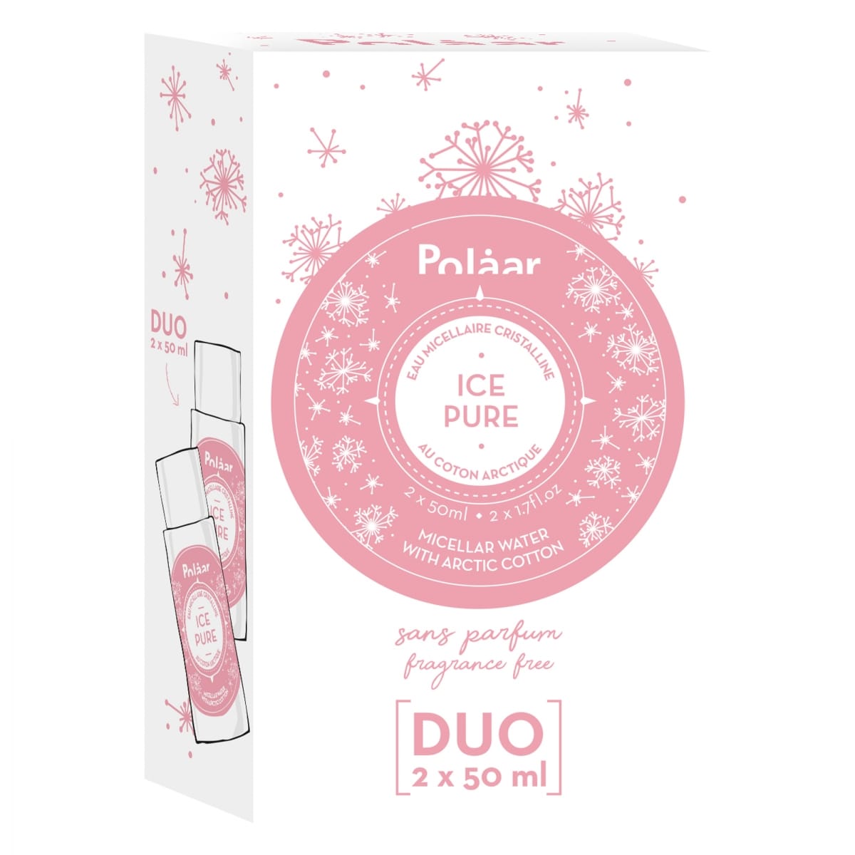 Polaar Icepure Kit Duo Eau Micellaire Cristaline Sans Parfum au Coton Arctique