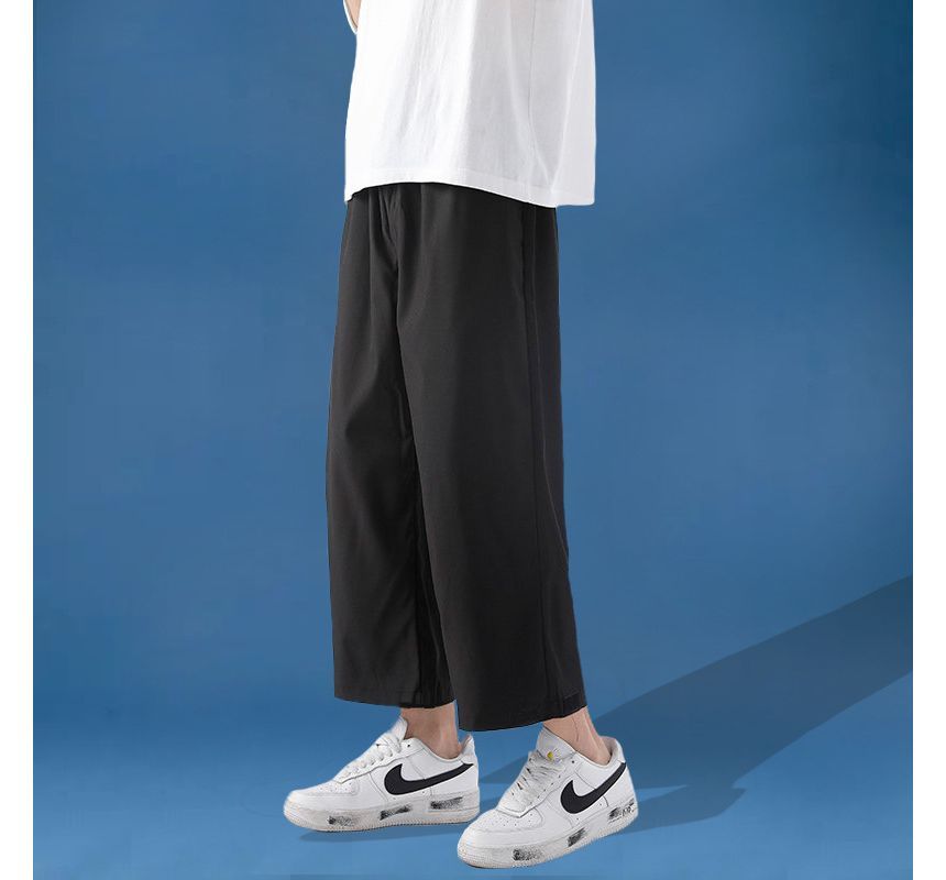 DuckleBeam - Effen cropped losse broek