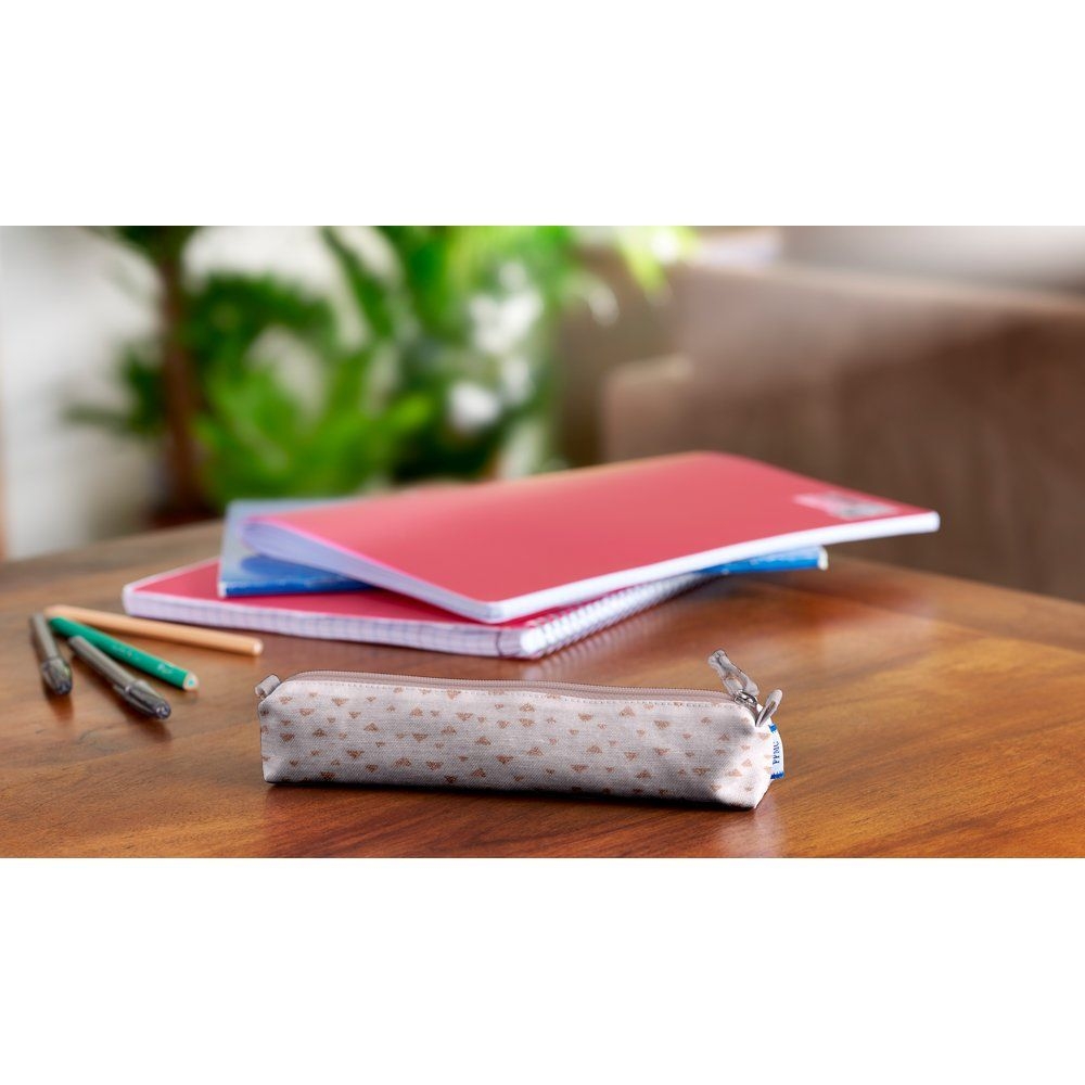Mini Trousse Triangle Cuivré Gris