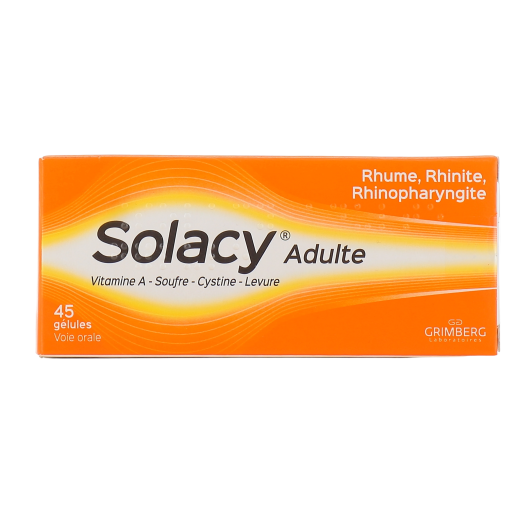 Solacy - Rhume, rhinopharyngite