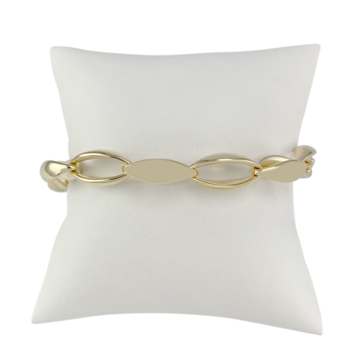 Bracelet d'occasion or 750 jaune 20 cm