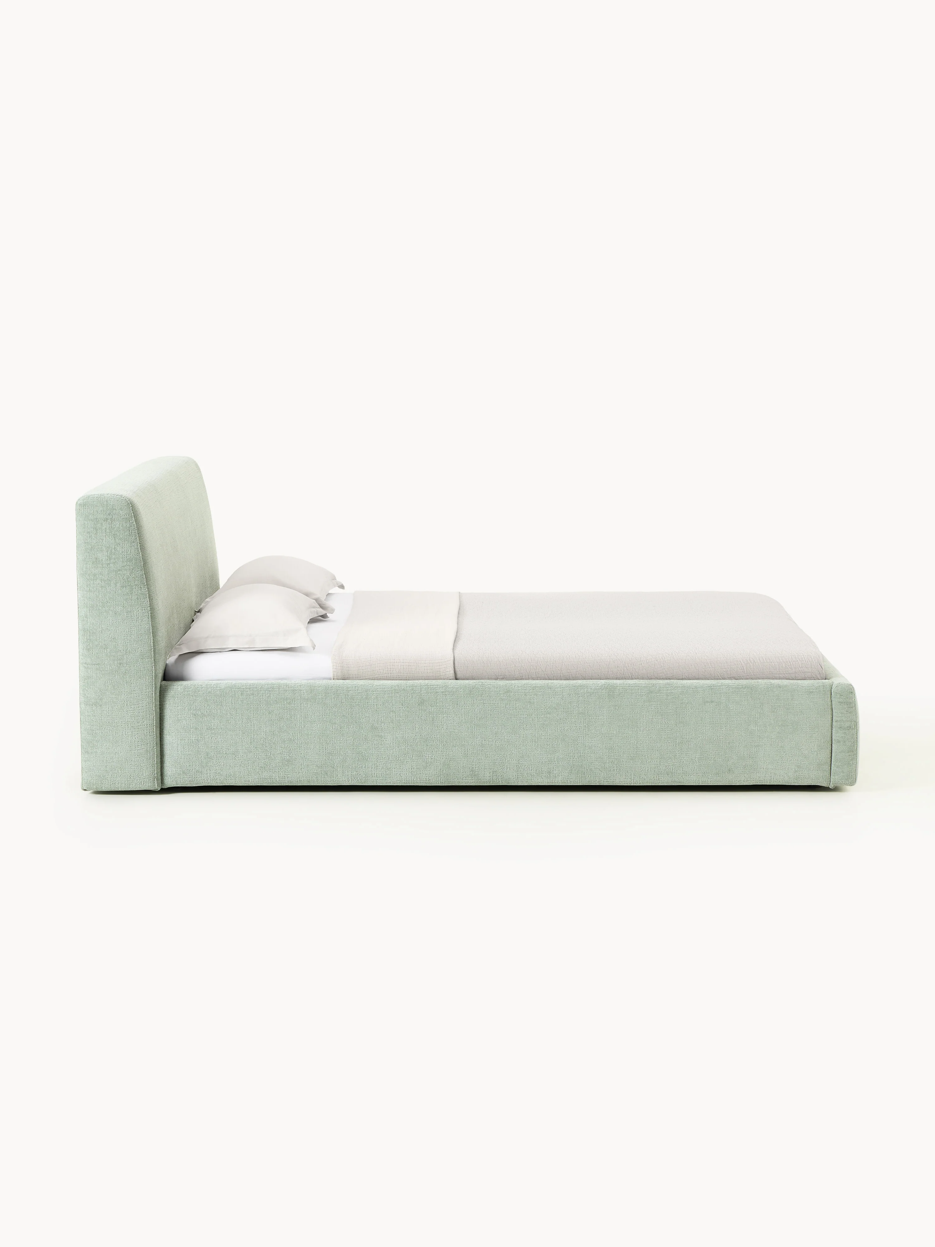 Gestoffeerd bed Cloud met opbergruimte
