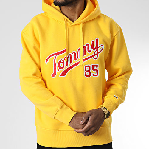 Sweat Capuche Relaxed College 85 5711 Jaune