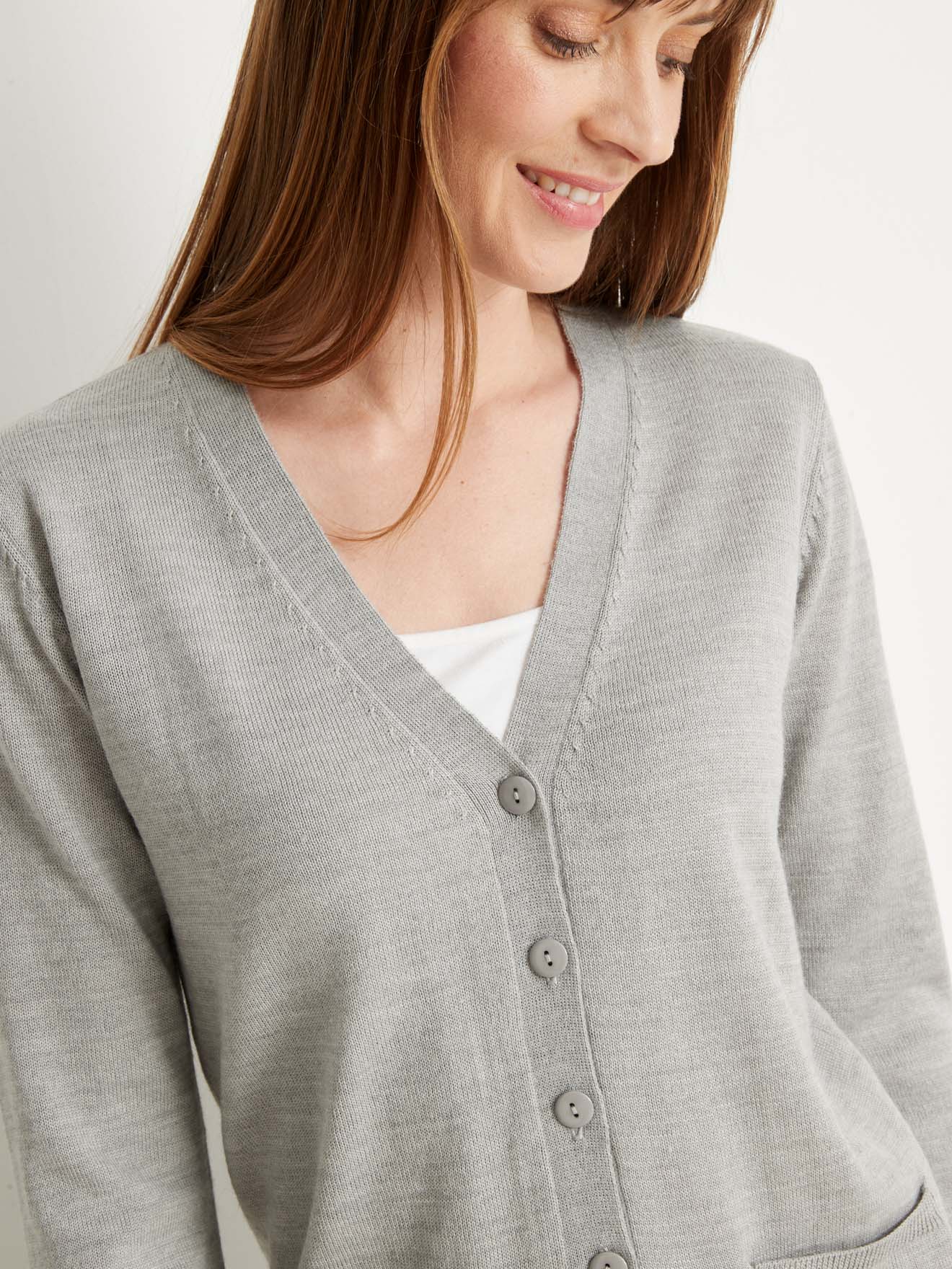 Gilet classique, 50% laine mérinos