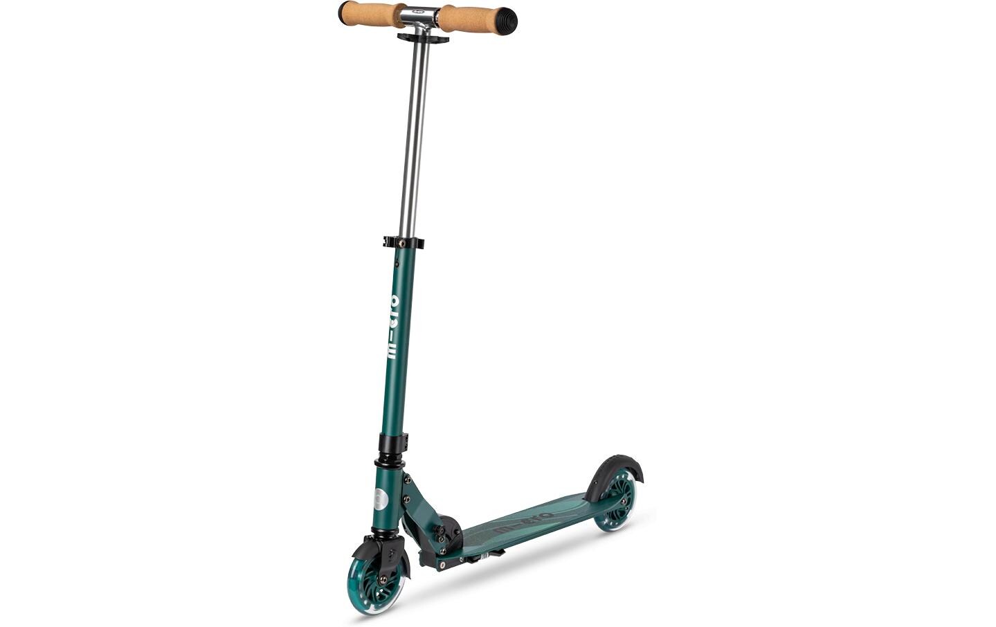 Kickboard Micro Sprite ECO LED Green GrünScooter für Kinder mit recycelten Bauteilen aus alten Fischernetzen