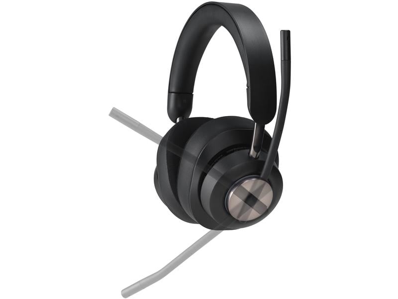 Kensington Headset H3000 Bluetooth Komfortabler USB-C Over-Ear Kopfhörer mit drehbarem Mikrofon und schwenkbaren Ohrmuscheln