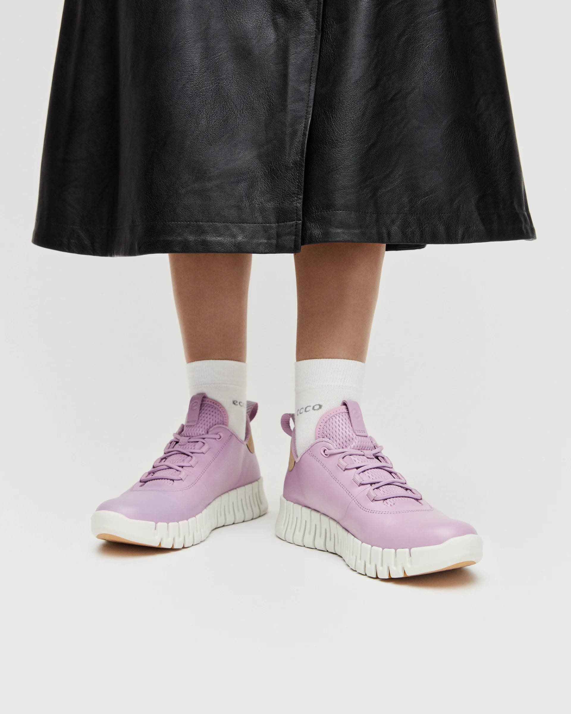 ECCO Longlife Ankle Cut Unisex Knöchelsocken Weiß