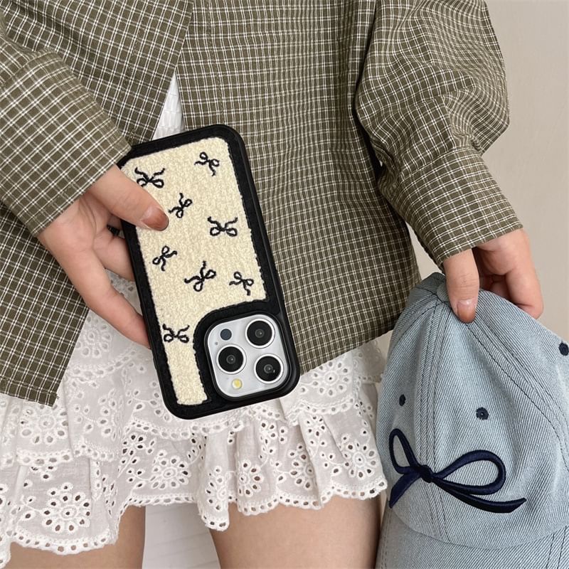 Elliure - Lint Chenille Telefoonhoesje - iPhone 16 Pro Max / 16 Pro / 16 Plus / 16 / 15 Pro Max / 15 Pro / 15 Plus / 15 / 14 Pro Max / 14 Pro / 14 Plus / 14 / 13 Pro Max / 13 Pro / 13 / 13 Mini