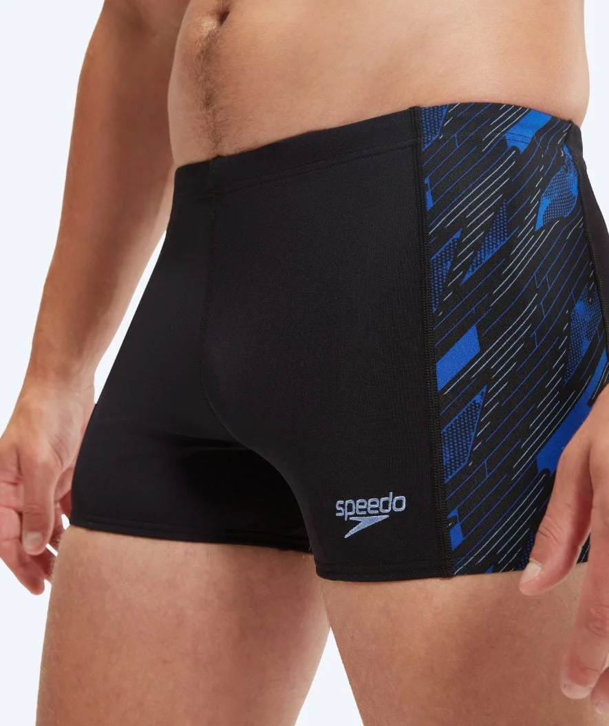 Speedo aquashorts til mænd - Hyperboom Panel - Sort/mørkeblå