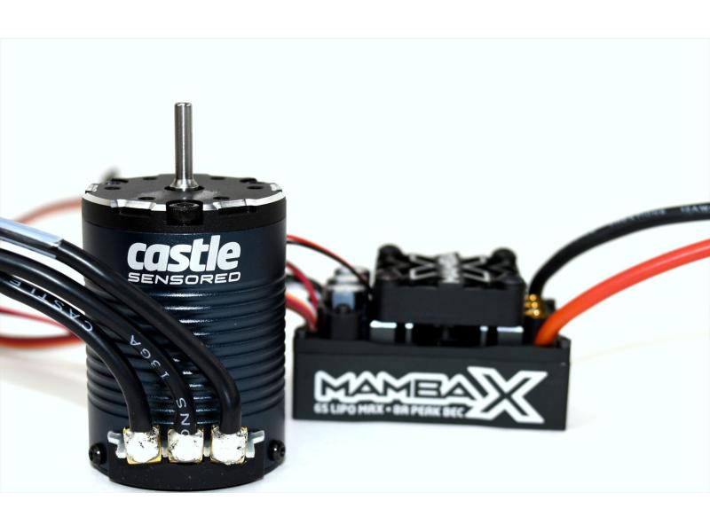 Castle Creations Brushless-Antriebsset Mamba X Combo 1406-2 Motor und Regler für 1:10 Modelle