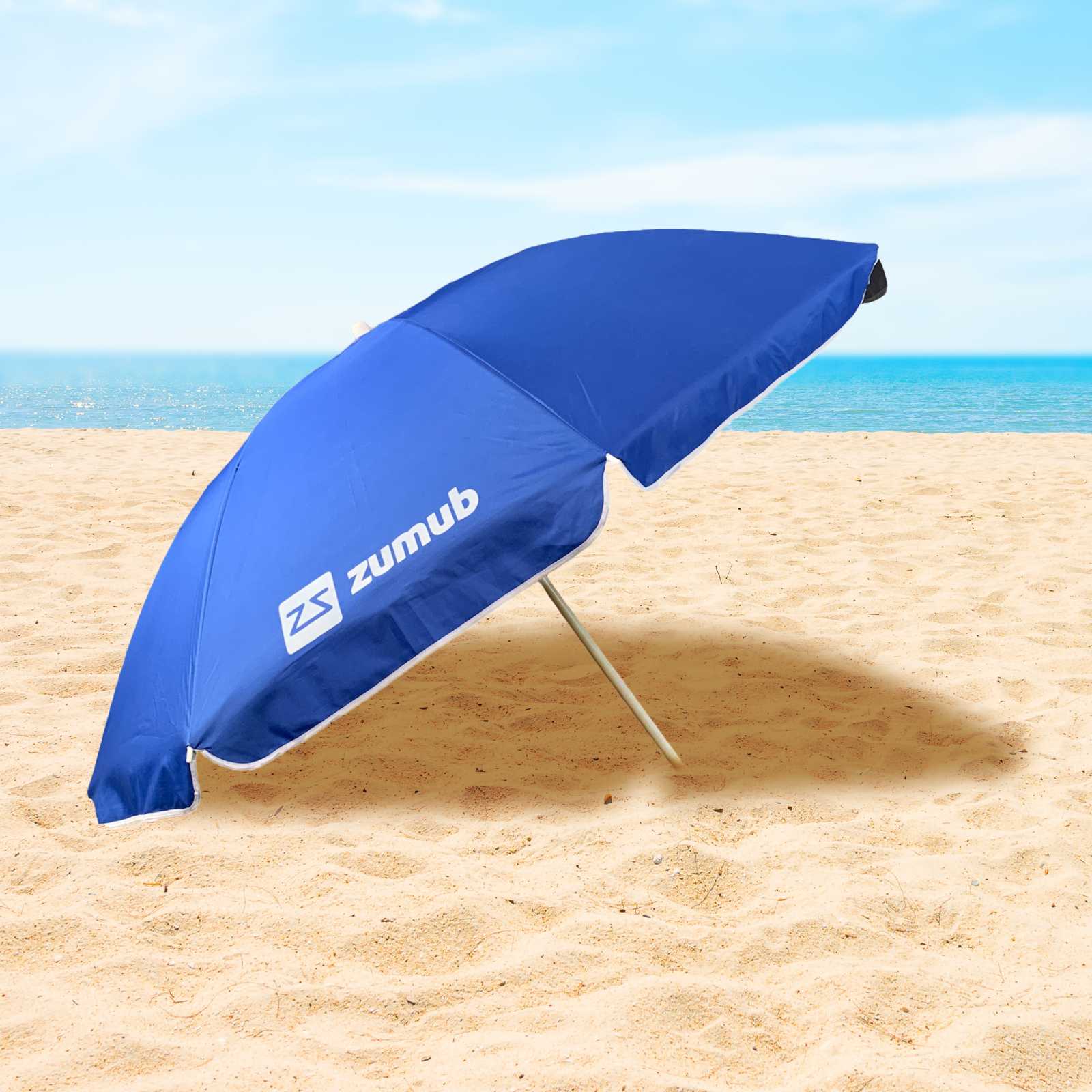 Guarda-chuva azul Zumub Copacabana