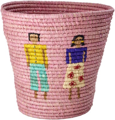 Rice Oppbevaringskurv, Rosa