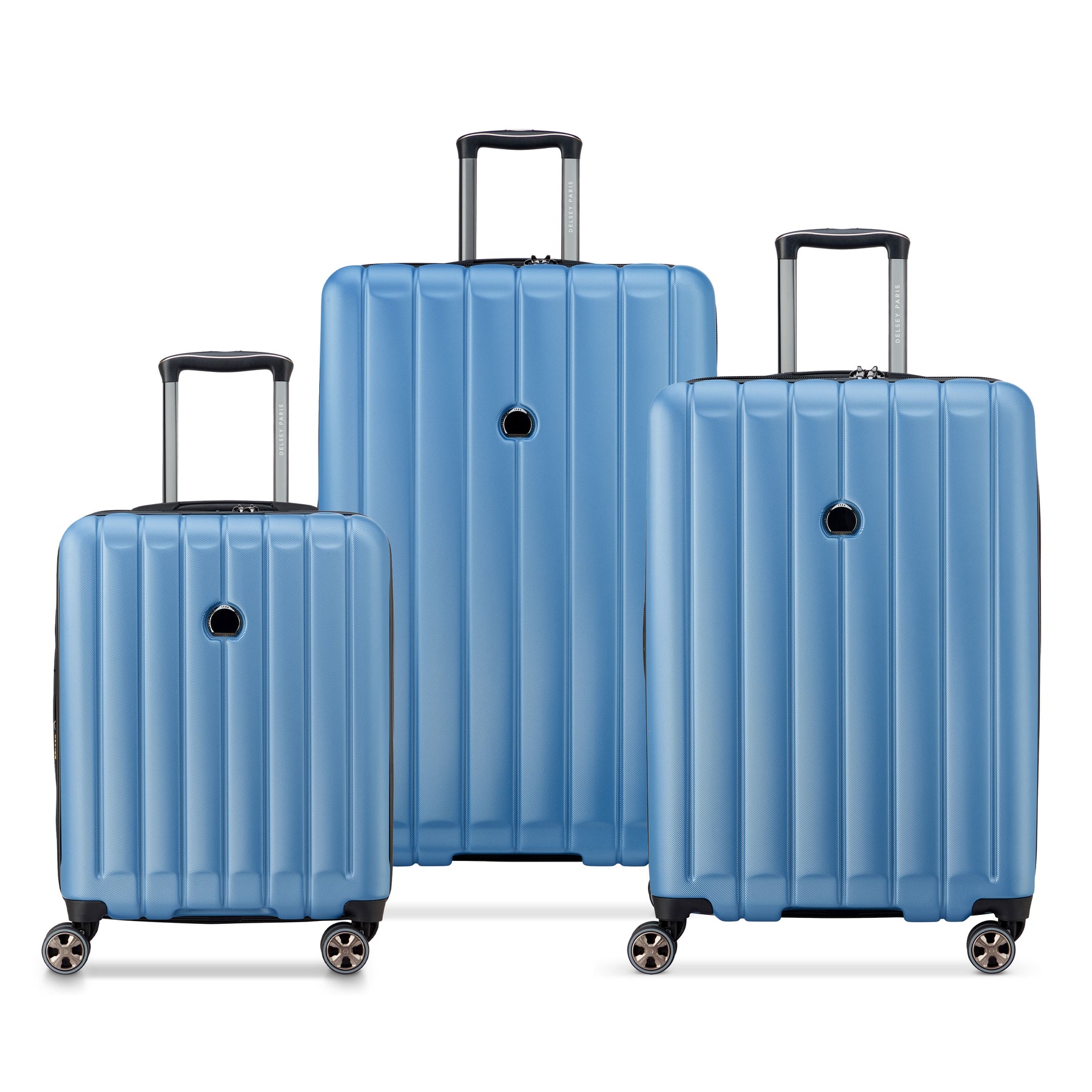 SET - 3 valises extensibles (XL-81cm) (M-69cm) (S Slim-55cm)