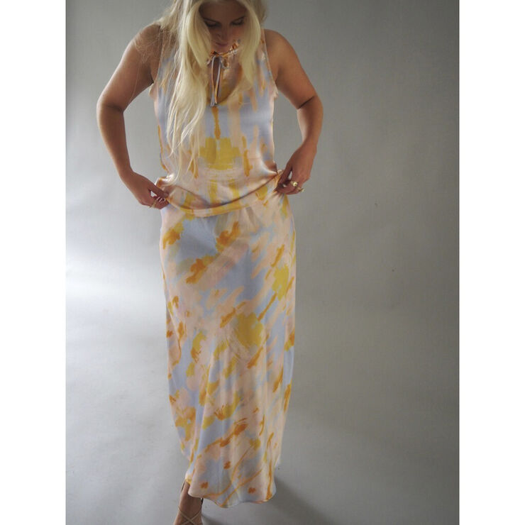 A-VIEW Carry long skirt Rose/blue