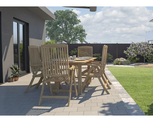 Opvouwbare teakhouten tuintafel