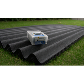 Aquaplan Topline bitumen golfplaat 200x86 cm zwart