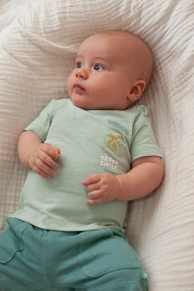 Feetje Feetje short - You Croc my World zeegroen