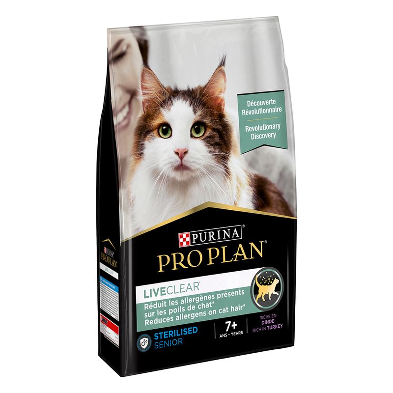 PURINA PRO PLAN LiveClear Sterilised Adult 7+ dinde