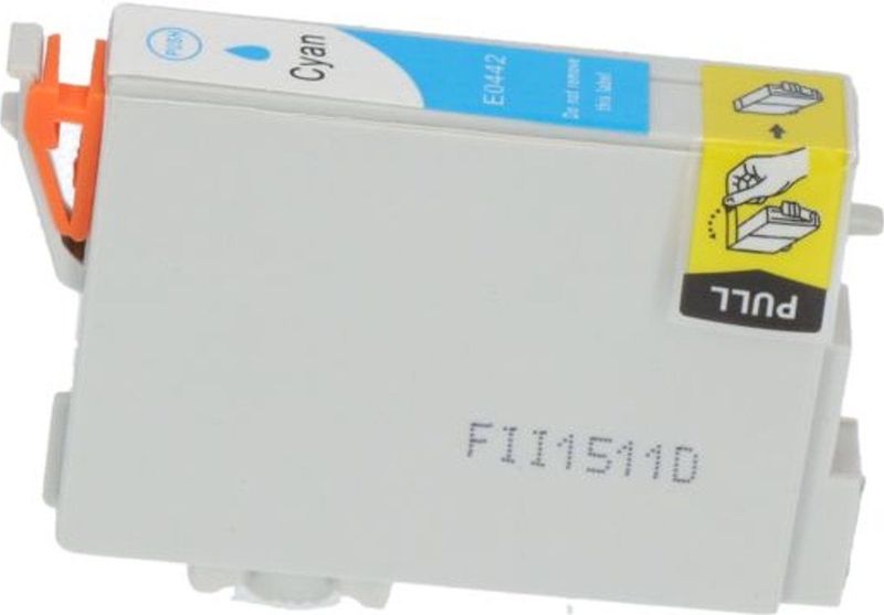 PrintAbout huismerk Inktcartridge T044 (C13T044240) Cyaan Geschikt voor Epson