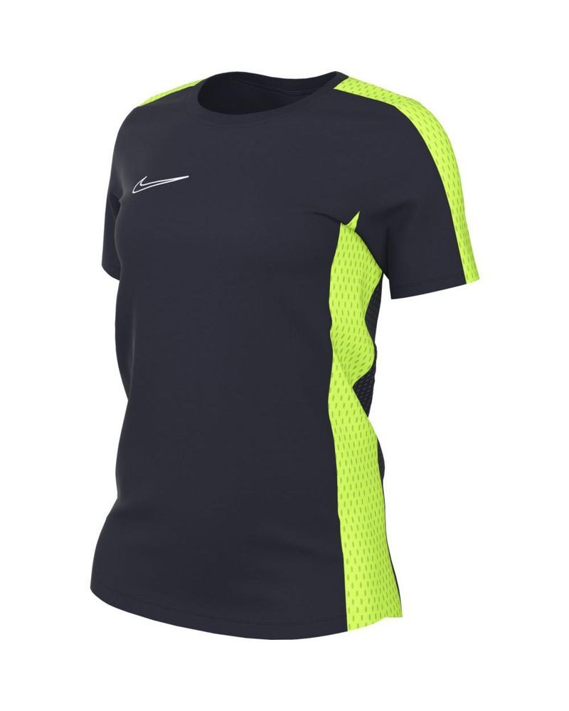 Maillot d'entraînement Nike Academy 23 Bleu Marine & Jaune Fluo pour femme