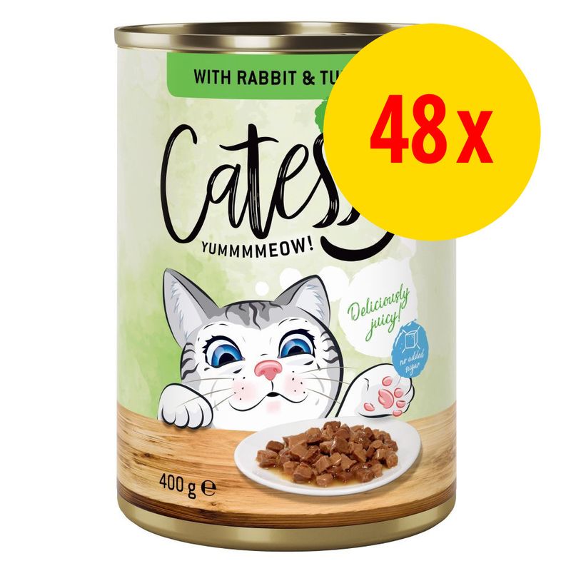 Lot mixte Bouchées Catessy en sauce 48 x 400 g pour chat